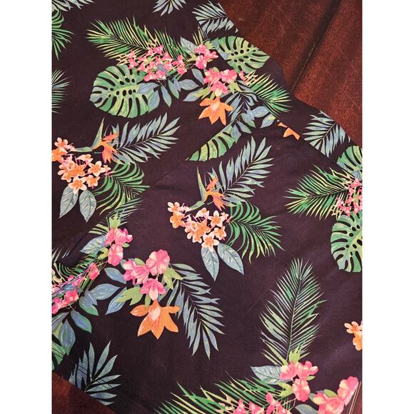 Belle by Kim Gravel Perfect Pique Tropic 5" Shorts Women's Plus Sz 2X Black - Picture 5 of 8